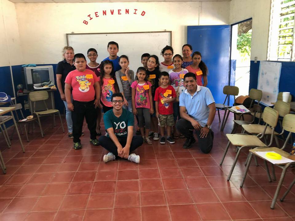 The youngest group of the parish during their day of study with Br. Roger.