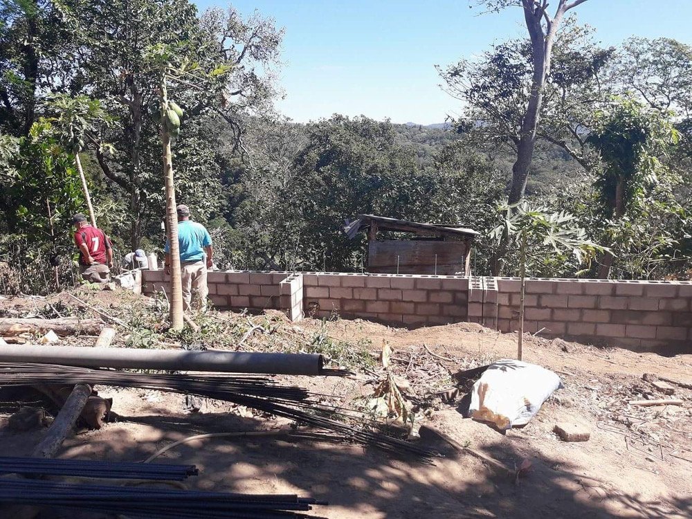 Another view of the foundations of the new Centro de Capatación (Adult Training Center) of the Carmelites.