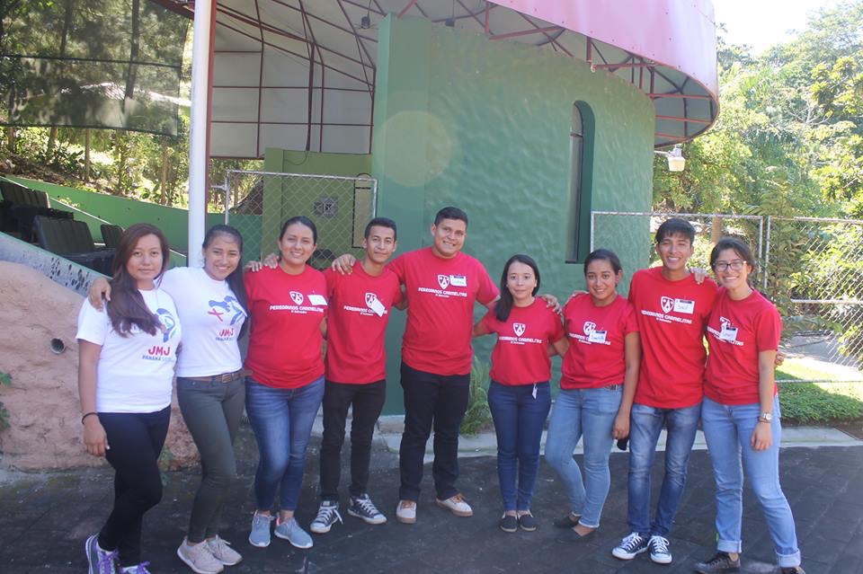 One of the small groups of Carmelite Youth.